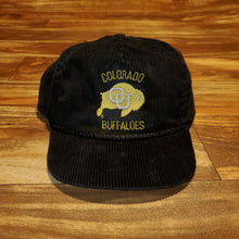 Load image into Gallery viewer, Vintage Corduroy Colorado Buffaloes Strap Back Hat