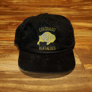 Vintage Corduroy Colorado Buffaloes Strap Back Hat