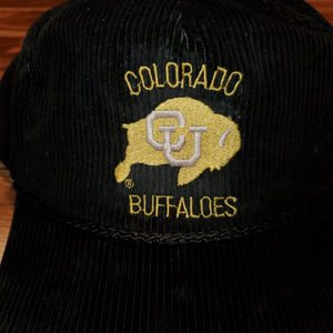 Vintage Corduroy Colorado Buffaloes Strap Back Hat