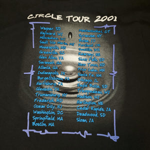 XL - Vintage 2001 Indigenous American Blues Rock Circle Tour Shirt