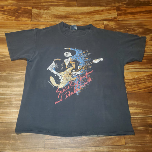 L - Vintage RARE 1990 Stevie Ray Vaughan Tour Shirt