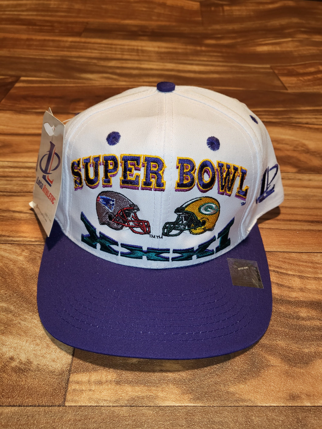 NEW Vintage Green Bay Packers New England Patriots Super Bowl XXXI Hat