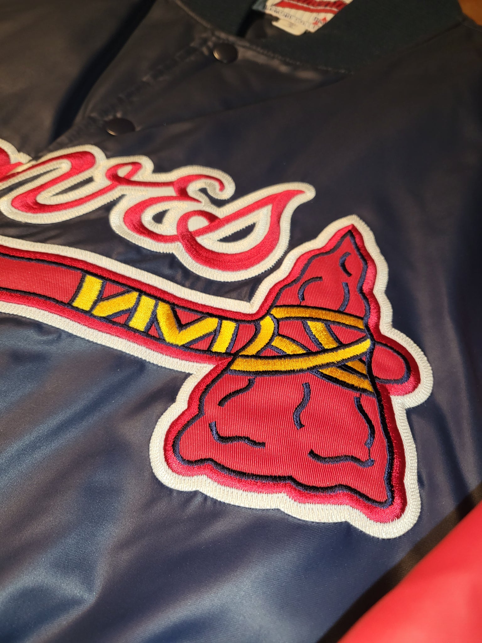 XL/XXL - Vintage Rare Atlanta Braves MLB Baseball Majestic Diamond
