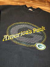 Load image into Gallery viewer, L - Vintage Green Bay Packers America&#39;s Pack Crewneck