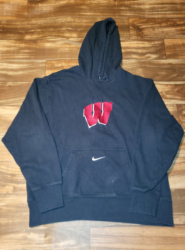 L - Vintage 2000s Nike Wisconsin Badgers Sweatshirt