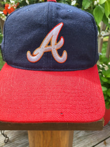 Vintage Rare Atlanta Braves MLB Blockhead Hat