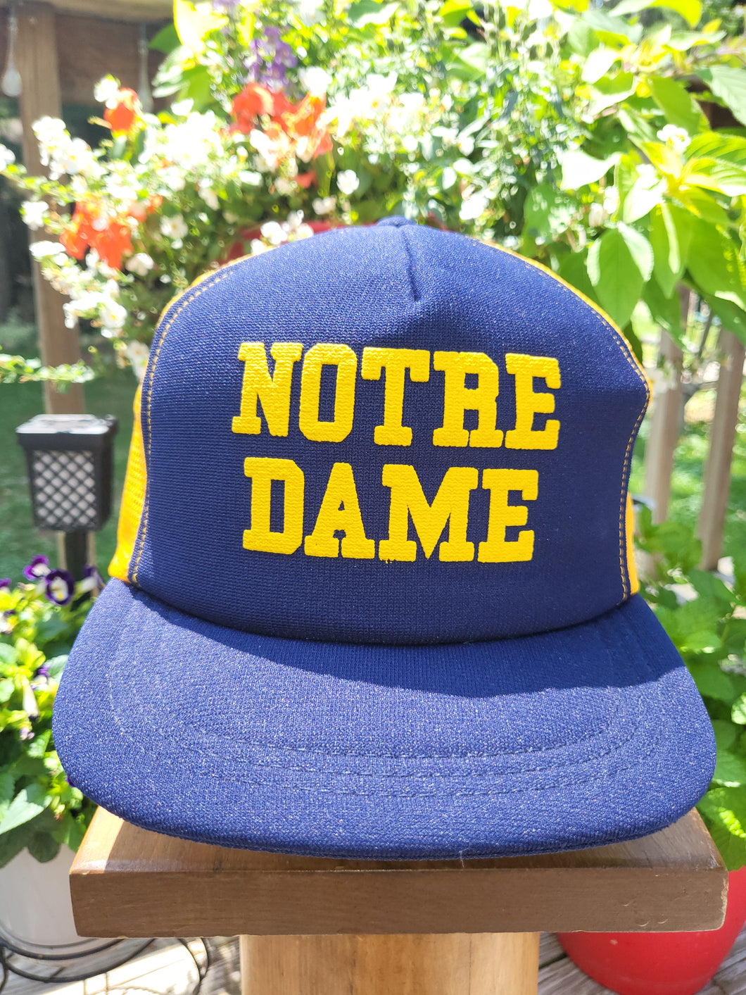 Vintage Notre Dame College University Mesh Hat