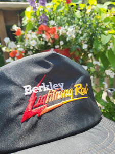 Vintage Rare Berkley Lightning Fishing Rod Gor-Tex Hat