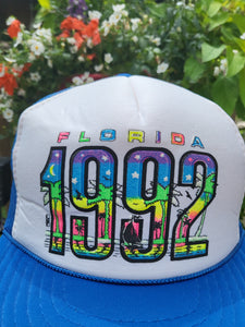 Vintage 1992 Florida Beach Hat