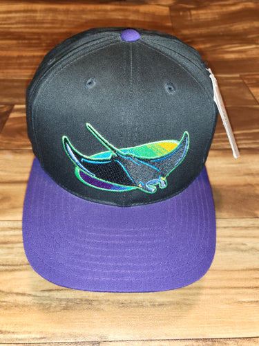 NEW Vintage MLB Devil Rays Logo 7 Plain Logo Hat