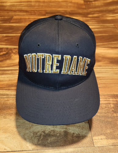 Vintage Notre Dame College University Starter Arch Hat