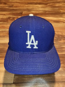 Vintage Rare Los Angeles Dodgers Sports Specialties Fitted Plain Logo Hat Size 7 ¼
