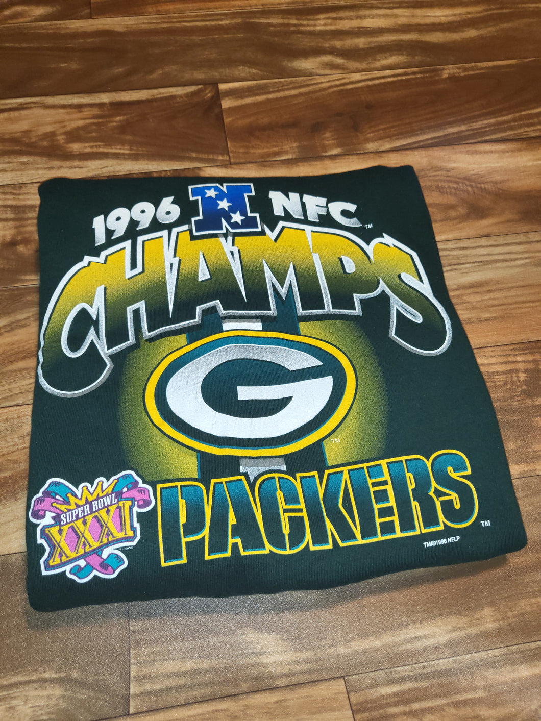 XL - Vintage 1996 Green Bay Packers Super Bowl XXXI Crewneck