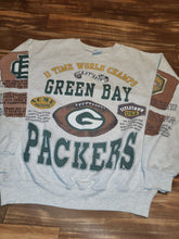 Load image into Gallery viewer, L/XL - Vintage RARE Green Bay Packers 1966 Super Bowl 11 Time World Champs Crewneck