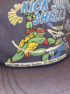 Vintage Rare Youth Kids 1988 Ninja Turtles Promo Hat