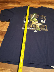 XL - 2000s Milwaukee Brewers MLB Star Wars Baseball Promo T Shirt