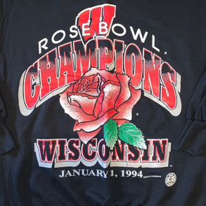 L - Vintage 1994 Wisconsin Badgers Rose Bowl Sweater
