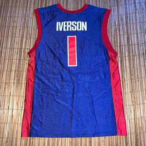 M/L - Allen Iverson Detroit Pistons NBA Jersey