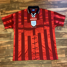 Load image into Gallery viewer, XL - Vintage Umbro England Soccer Jersey
