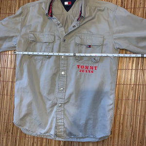 XL (See Measurements) - Tommy Jeans Button Up Jacket