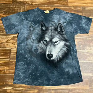 XL - Vintage 2002 Wolf Tie Dye Shirt