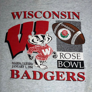 XL/XXL - Vintage 1994 Wisconsin Badgers Rose Bowl Crewneck