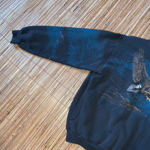 M(See Measurements) - Vintage 1992 All Over Print Eagle Sweater