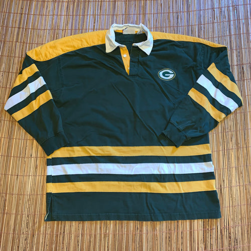 XL/XXL - Vintage Green Bay Packers Rugby Shirt