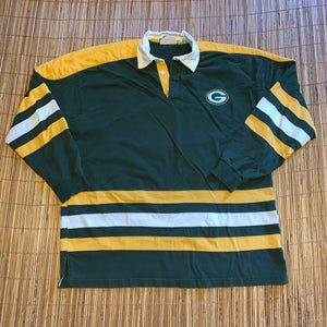 XL/XXL - Vintage Green Bay Packers Rugby Shirt