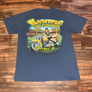 L - Harley Davidson Green Bay Shirt