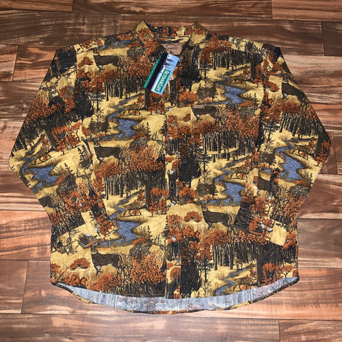 XXL - NWT Outdoor Life Deer Buck Button Shirt