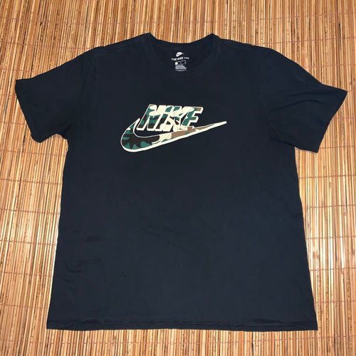 XL(Fits L) - Nike Camo Swoosh Shirt