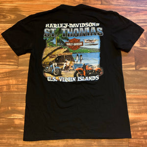 M - Harley Davidson U.S. Virgin Islands Pirate Shirt