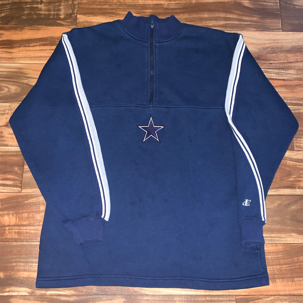 L - Vintage 1/4 Zip Dallas Cowboys Sweatshirt