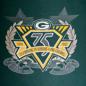 M/L - Vintage 1993 Green Bay Packers 75th Anniversary Shirt