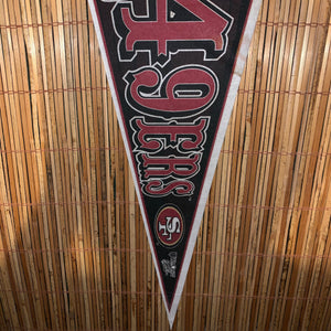 Vintage 49ers Pennant