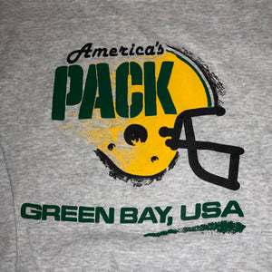 M/L - Vintage Green Bay Packers Helmet Crewneck