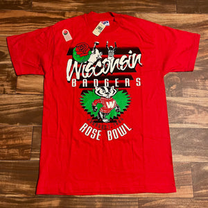 M - Vintage NWT 1994 Wisconsin Badgers Rose Bowl Shirt