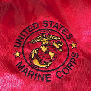 L - Vintage USMC Marines Satin Jacket