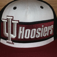 Load image into Gallery viewer, Indiana Hoosiers Leather Strapback Hat