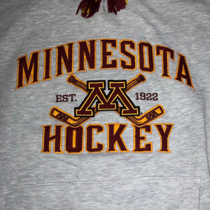 M/L - Minnesota Hockey Stitched Lacer Hoodie