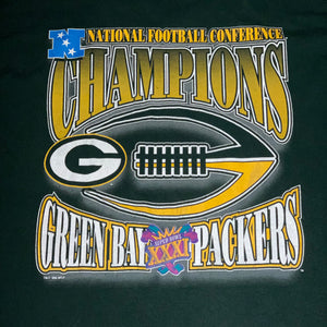 XL - Vintage Green Bay Packers NFC Super Bowl Shirt
