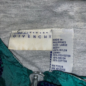 L - Vintage 1980s Givenchy Activewear Track Jacket