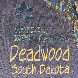 XXL - Vintage Spirit Brothers Native Wolf Shirt