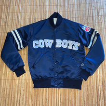 Load image into Gallery viewer, S/M - Vintage Dallas Cowboys Quilted Satin Starter Jacket