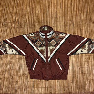 M - Vintage Retro Style Native Print Jacket