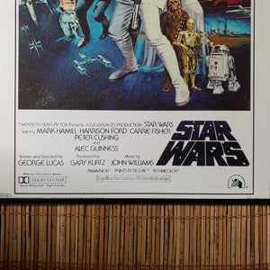 2007 Star Wars 1977 Original Movie Poster Reprint