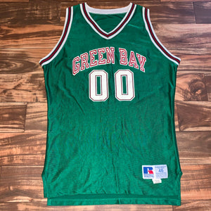 Long L - Vintage UWGB Green Bay Phoenix Basketball Jersey