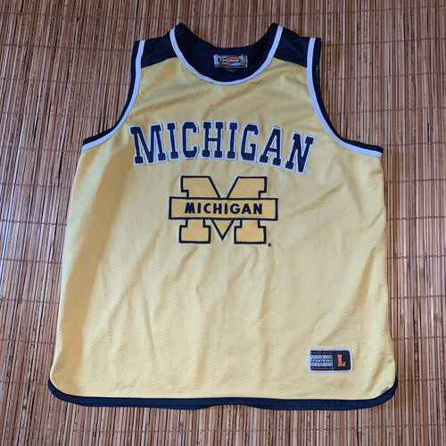 L - Michigan Wolverines Tank Top Jersey