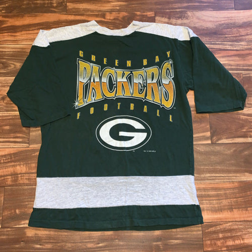 M - Vintage 1994 Green Bay Packers 1/2 Sleeve Shirt